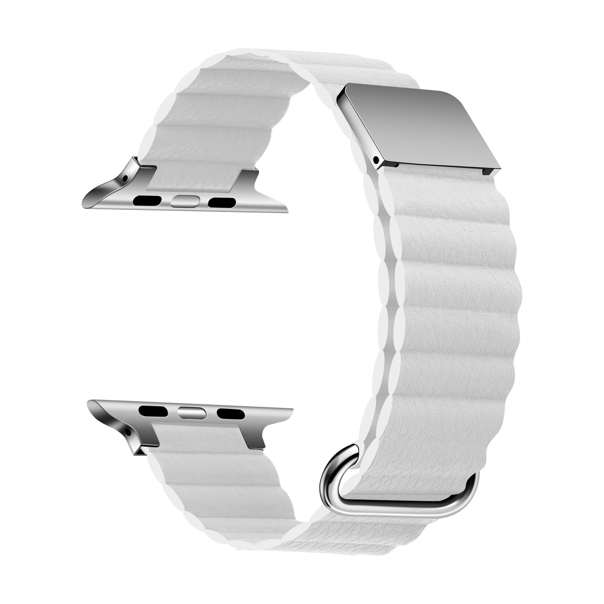Litchi Texture PU Leather Magnetic Watch Band 6W6JWA133