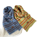 Fair Isle Knit Scarf - DippedShop Wholesale - #0099
