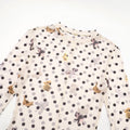 Crew Neck Polka Dot Crop Top - DippedShop Wholesale - #2915