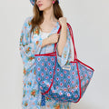 Color Contrast Beach Large Capacity Storage Bag 8BW6BOB75L