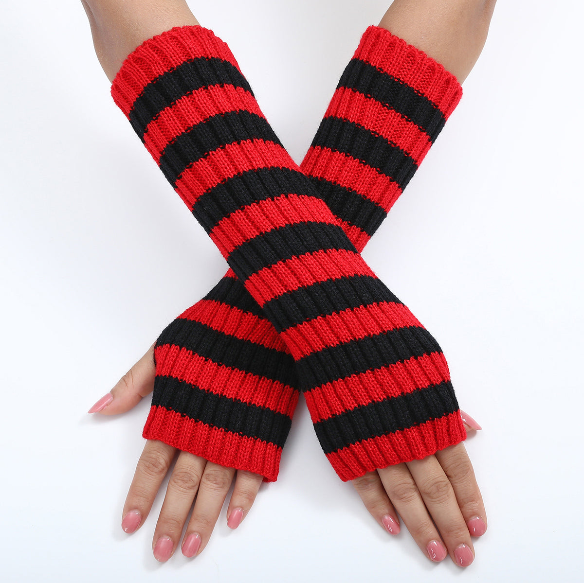 Fingerless Arm Warmers Gloves - DippedShop Wholesale - #4531