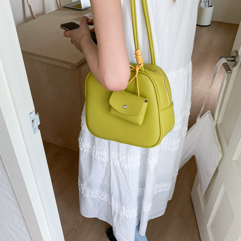 Solid Square Shoulder Bag - DippedShop Wholesale - #8915