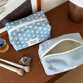 Stylish Polka Dots Print Portable Cosmetic Bag 6C5CO284