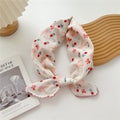 Flower Print Square Scarf - DippedShop Wholesale - #4019