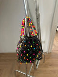 Dopamine Style Colorful Beaded Hand-Woven Handbag MK2BLK6S10BBG871