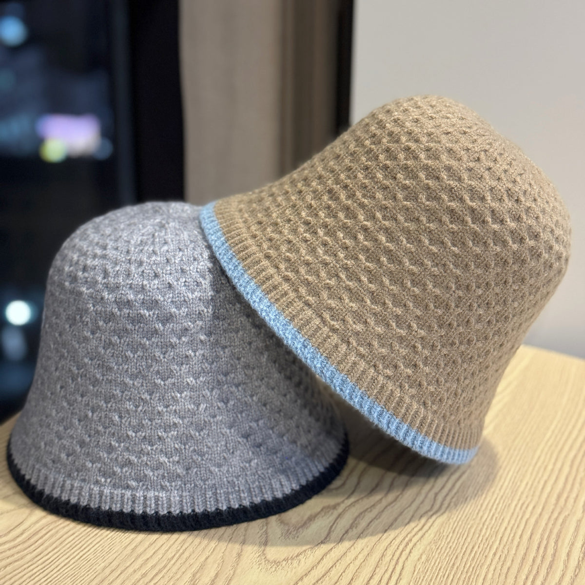 Textured Knit Bucket Hat - DippedShop Wholesale - #4195