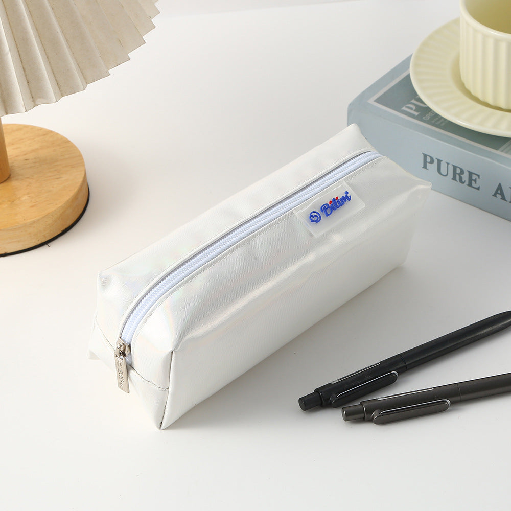 Solid Color Large Capacity Portable Pencil Case 6S10BOB1049