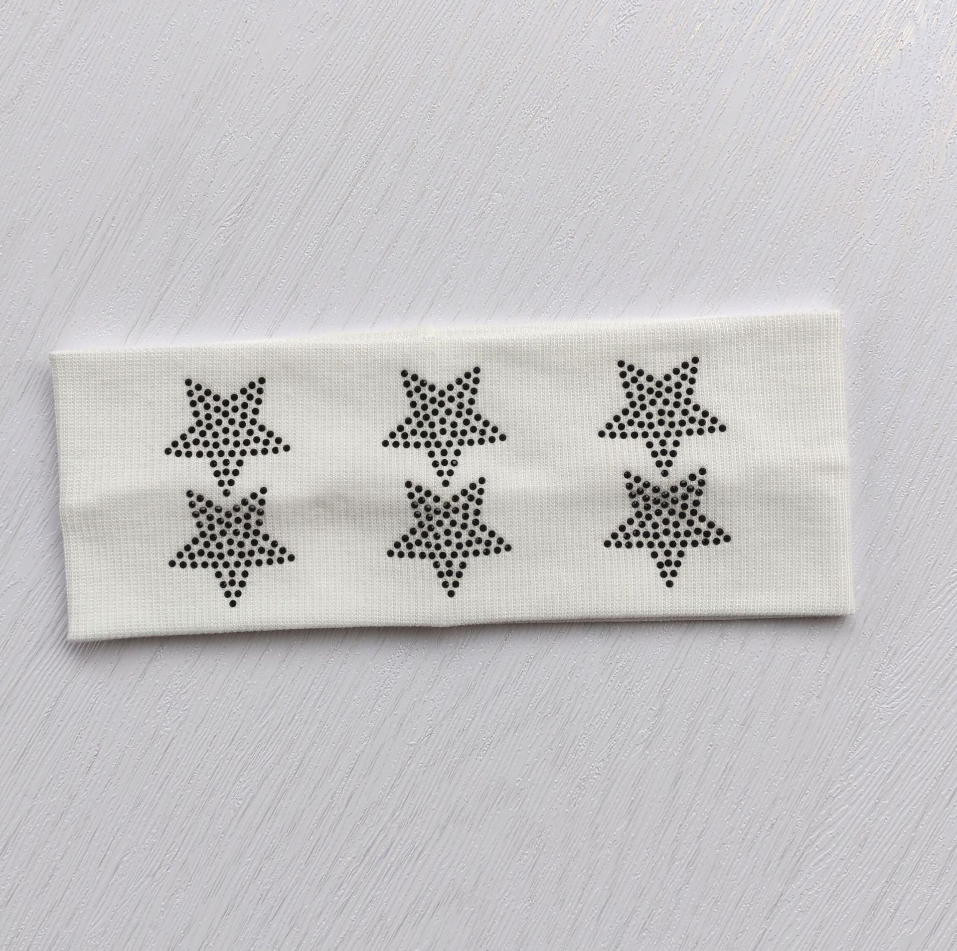 Punk Style Star Zirconia Wide Headband MK2BW6W6HBD82