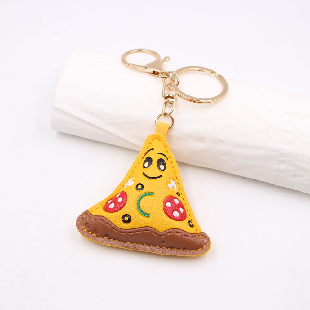 Funny Leather French Fries Snake Keychain 6W10BBC701