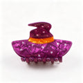 Quirky Halloween Ghost Pumpkin Hair Claw 6W6HCP1324