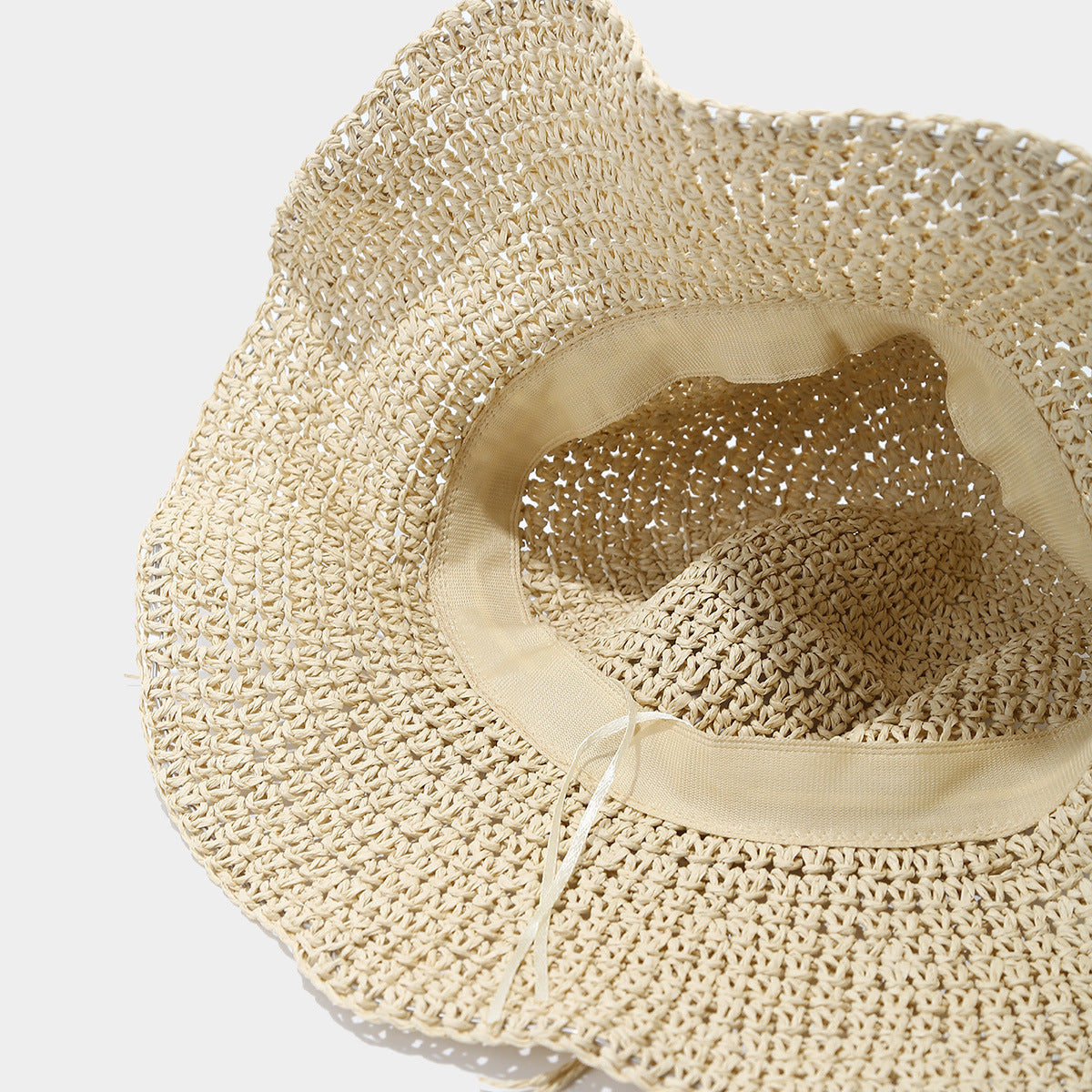 Boho Straw Sun Hat - DippedShop Wholesale - #8547