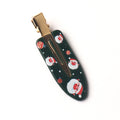 Christmas Print No Crease Duck Billed Hair Clip 6W6HPN97