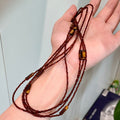 Multi-Layer Beaded Chain Necklace - DippedShop Wholesale - #7555