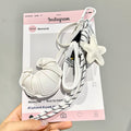 Chic Croissant Star Pendant Keychain Bag Charm 6W10BBC352