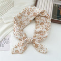 Flower Print Square Scarf - DippedShop Wholesale - #2947