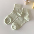 Ribbed Candy Color Socks - DippedShop Wholesale - #3971