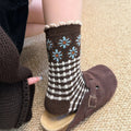 Ruffled Slouchy Crew Socks - DippedShop Wholesale - #8163