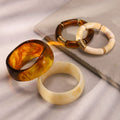 Vintage Amber Acrylic Bracelets - DippedShop Wholesale - #0451