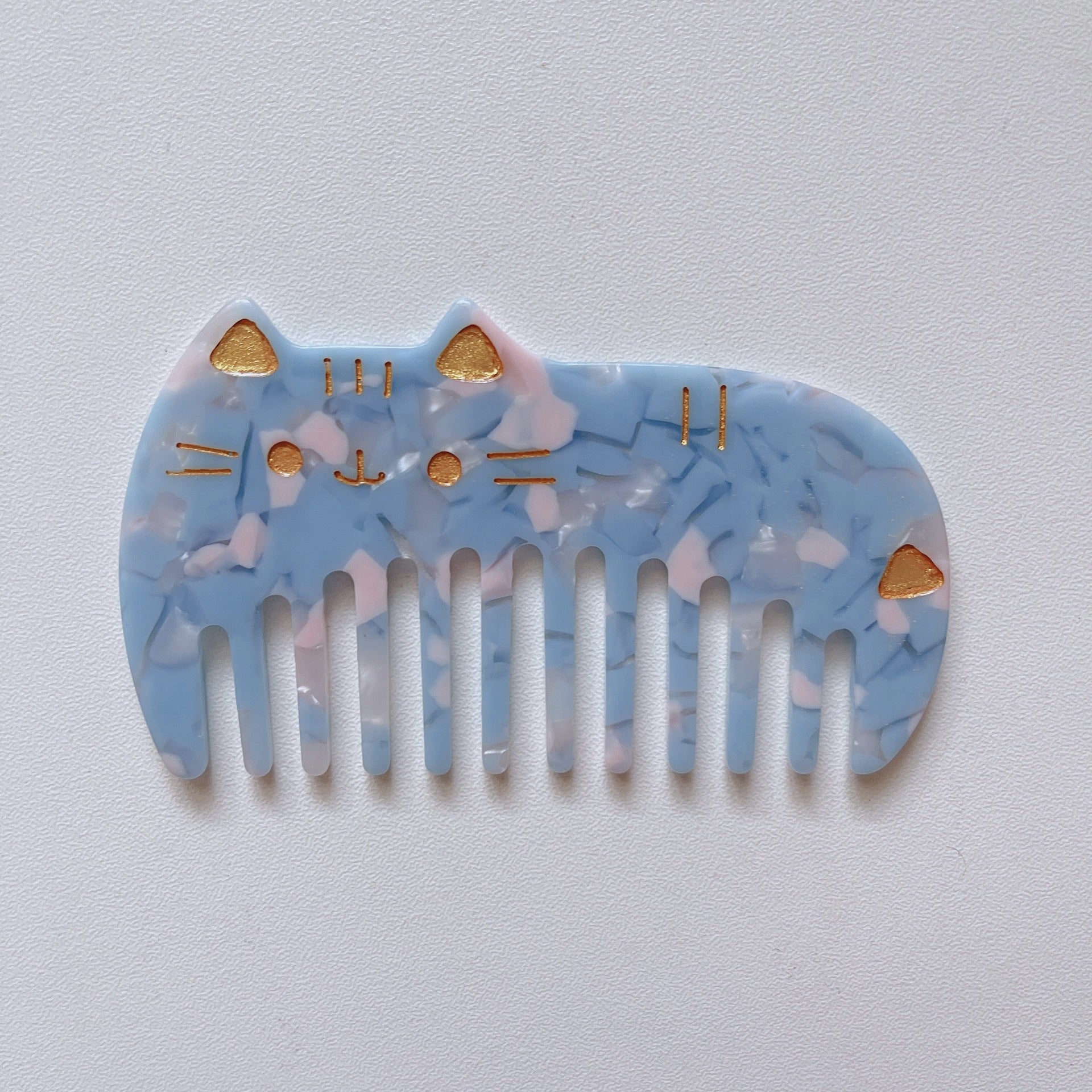 Wide Teeth Acetate Hair Combs - DippedShop Wholesale - #2627
