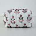 Vinatge Floral Print Large Capacity Cosmetic Bag 6S10BOB1041
