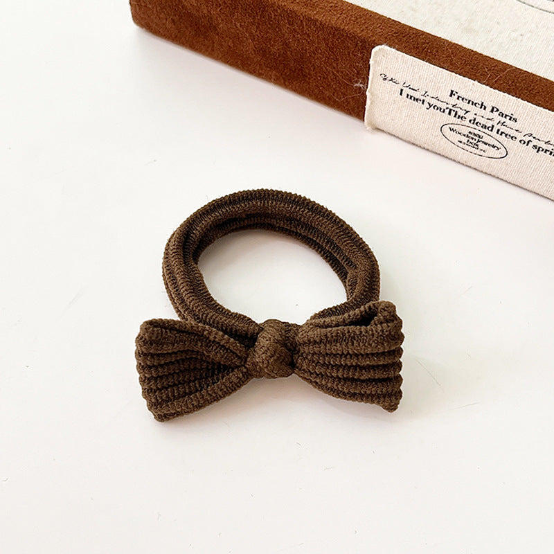 Minimalist Solid Color Bowknot Hair Tie MK2BW6W6HHT04
