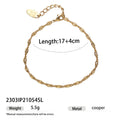 Minimalist Gold Snake Chain Bracelet - DippedShop Wholesale - #4803