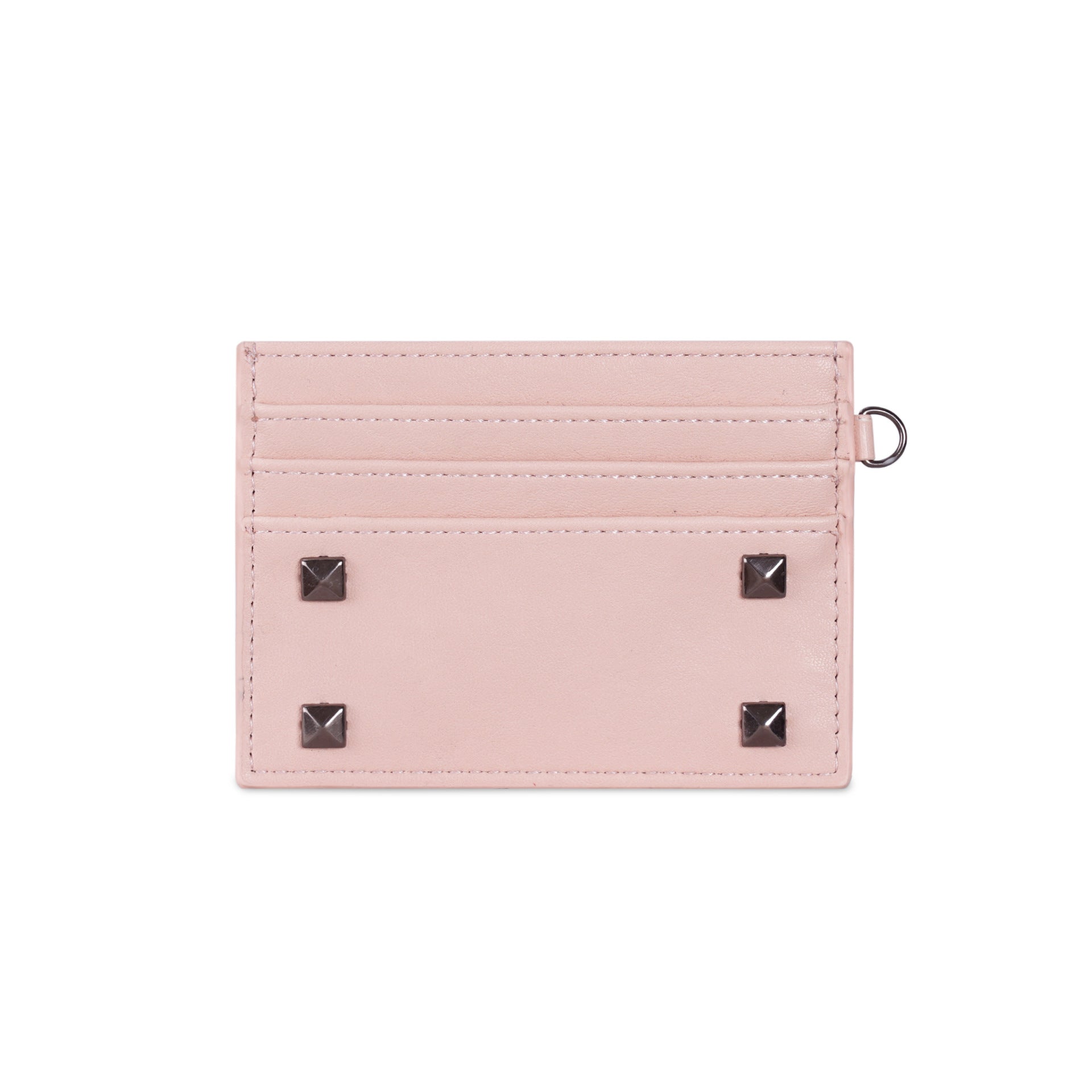 Minimalist Solid Color Metal Rivet Mini Wallet 6S10BWB135