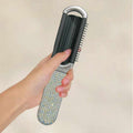 Mini Rhinestone Folding Hair Brush with Mirror 6C5CB163
