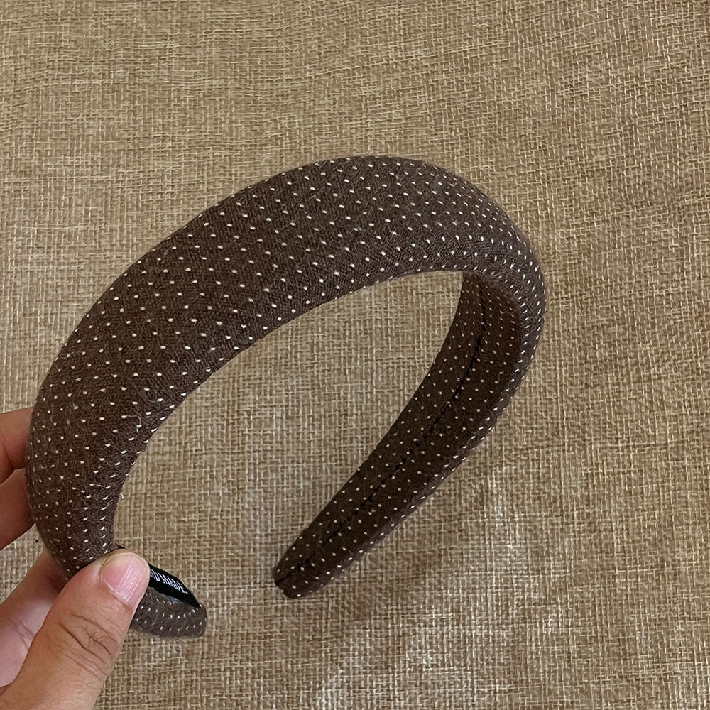 Stylish Soft Padded Polka Dots Head Band 6W6HBD382