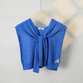 Casual Solid Color Sweater Knit Shawl Wrap 6W6NSC61