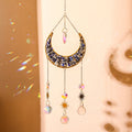 Colorful Moon Crystal Pendant Hanging Suncatchers MK2CZAS6H7HLS62