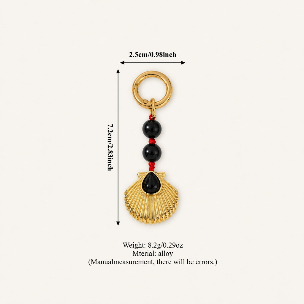 Beaded Rope Braided Boot Pendant Keychain Bag Charm 6W10BBC344