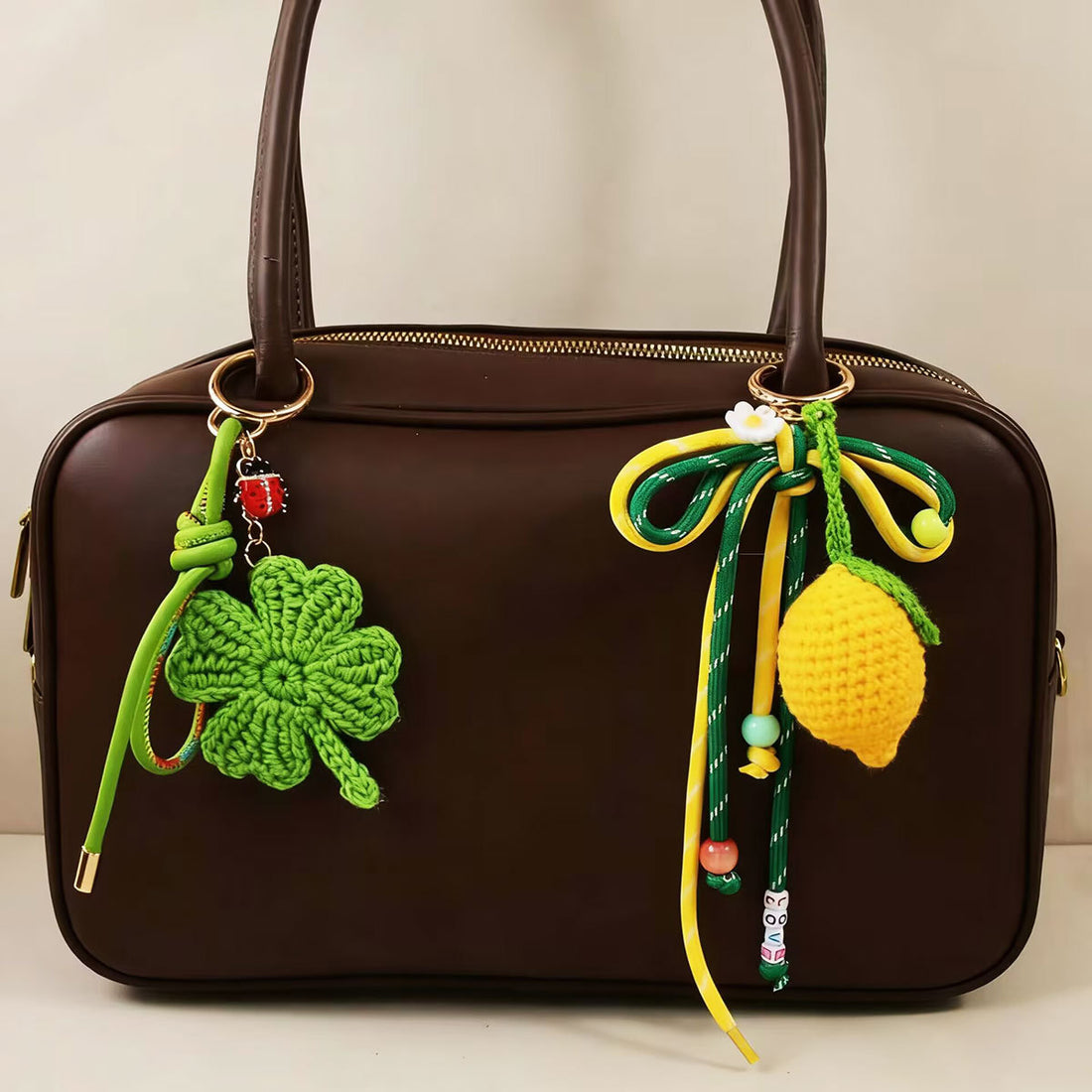 Crochet Ladybug Bag Charm - DippedShop Wholesale - #6547