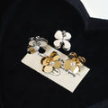 Flower Rhinestone Stud Earrings - DippedShop Wholesale - #9059