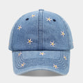 Embroidered Daisy Baseball Cap - DippedShop Wholesale - #0563