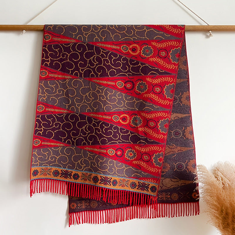 Boho Ethnic Shawl Scarf - DippedShop Wholesale - #4947