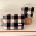 Vintage Plaid Makeup Bag - DippedShop Wholesale - #3731