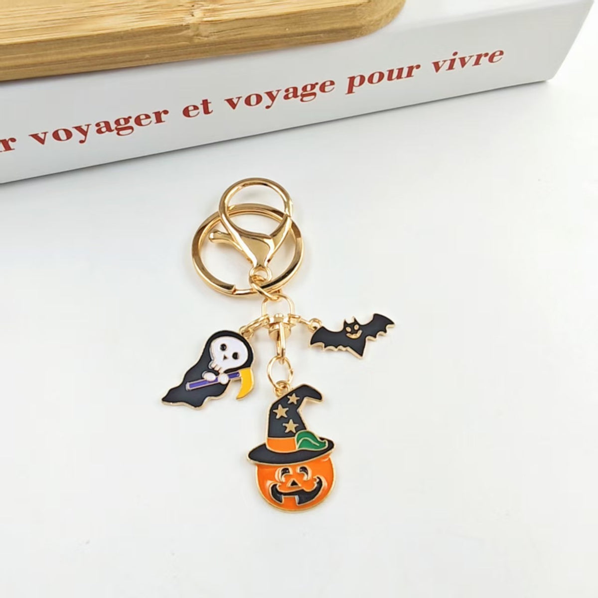 Cartoon Enamel Keychain - DippedShop Wholesale - #7763