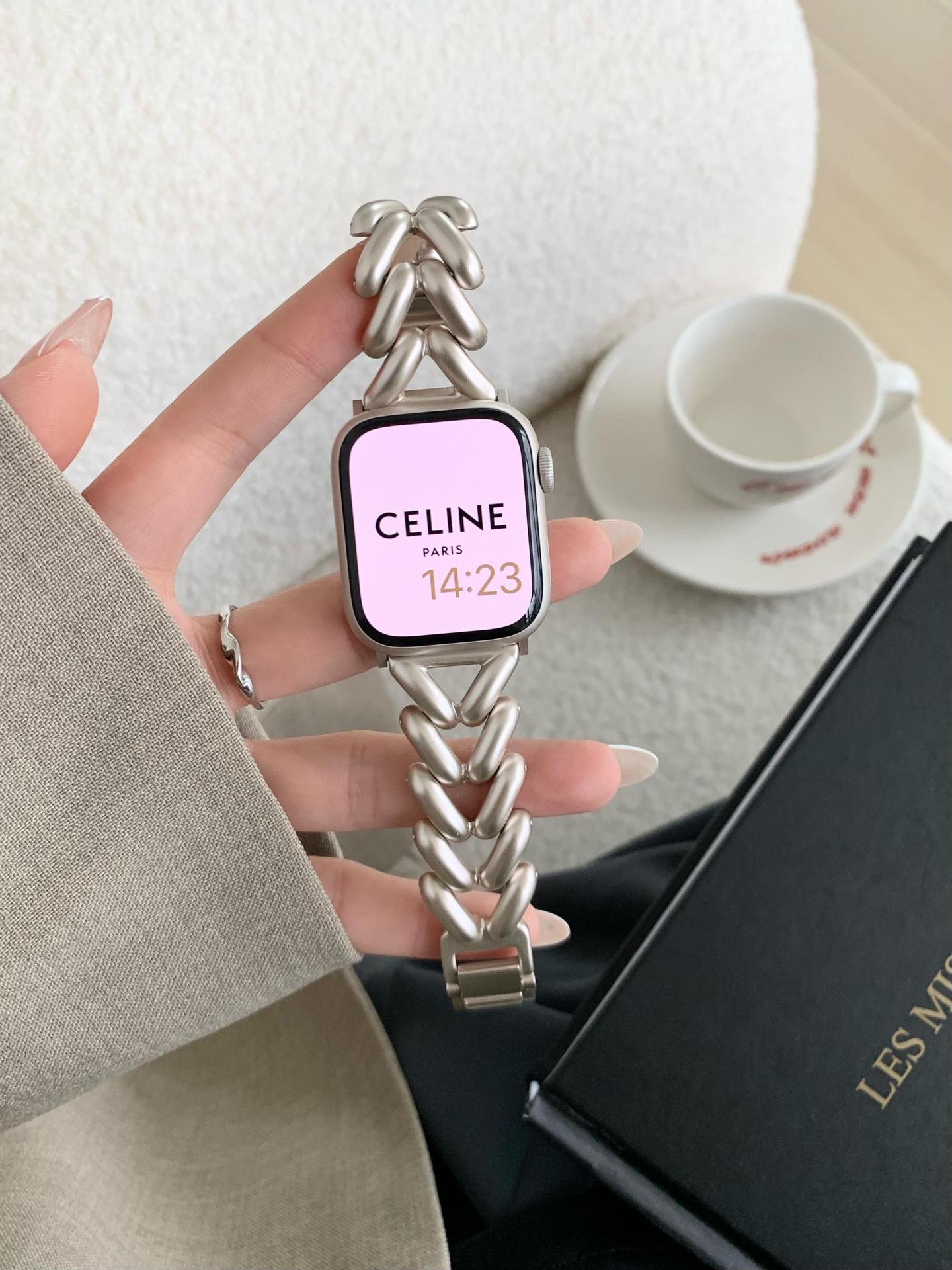 Slim Starlight Stainless Steel Metal Watch Band 6W6JWA86