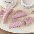 Flower Print Hair Claw - DippedShop Wholesale - #0931