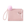 Mini Plush Ball Bowknot PU Coin Purse 6S10BWB137