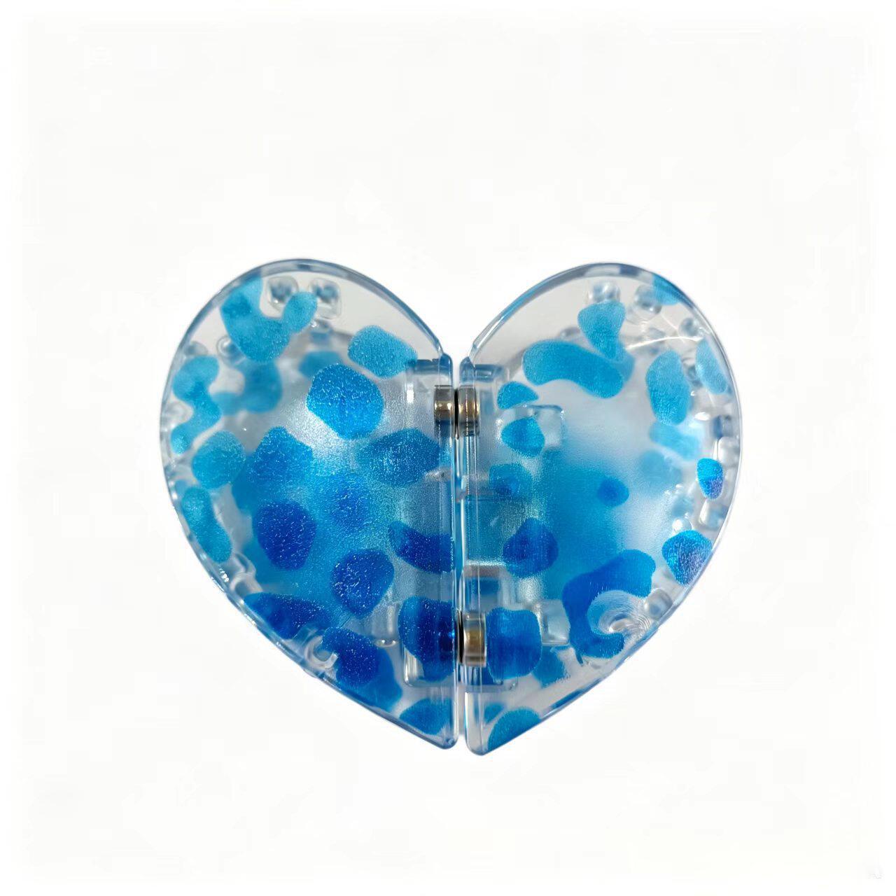 Stylish Heart No Snag Magnetic Hair Clip 6W6HCP1257