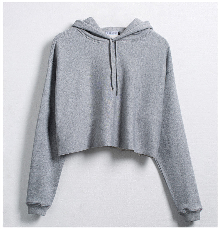 Loose Hooded Short Hoodie - DippedShop Wholesale - #5715