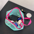 Dopamine Mesh Color Block Portable Makeup Bag MK2BW6S10BOB121