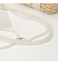 Elegant Layered Pearl Chain Ve - DippedShop Wholesale - #0723