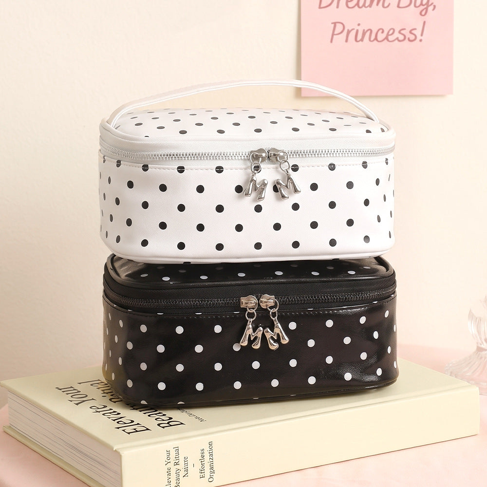 Waterproof Polka Dot Cosmetic Bag - DippedShop Wholesale - #1763