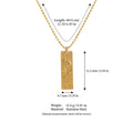 Vintage Rhinestone Gold Plated Pendant Necklace 6W6JNC640