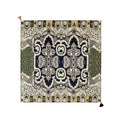 Retro Paisley Tassel Square Scarf MK2BK6W6HHS30