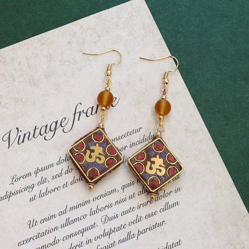 Bohemian Tassel Drop Earrings - DippedShop Wholesale - #4835