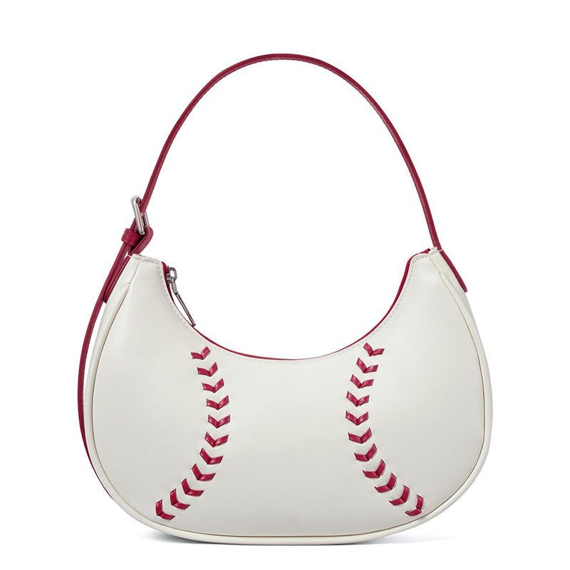 Trendy Crescnet Solid Color Underarm Bag 6W10BBG1984